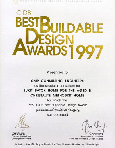 CIDB Best Buildable Design Awards 1997